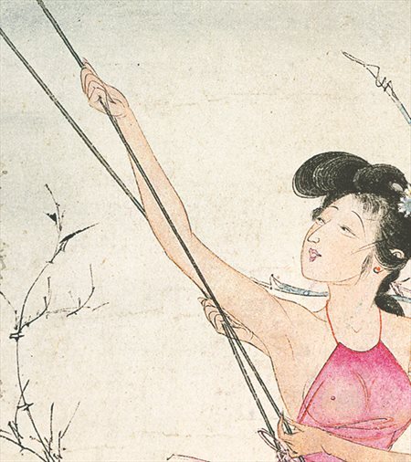 蒙山县-胡也佛的仕女画和最知名的金瓶梅秘戏图